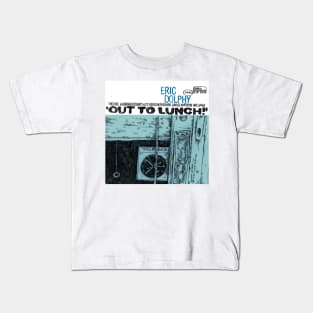 Eric Dolphy´s Out to Lunch cover redrawn by Maximiliano Lopez Barrios Kids T-Shirt